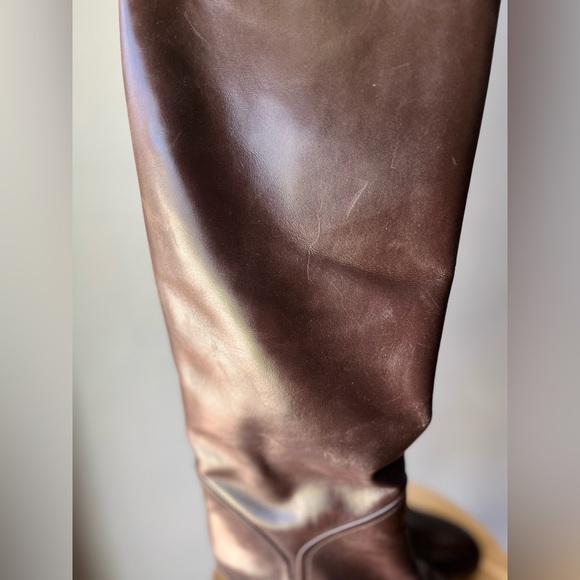 Russell & Bromley Brown Leather Boots ~ Size 40 or 9.5/10 - Picture 14 of 14